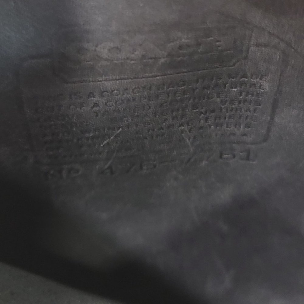 Vintage Coach black leather crossbody bag USA - Picture 12 of 16